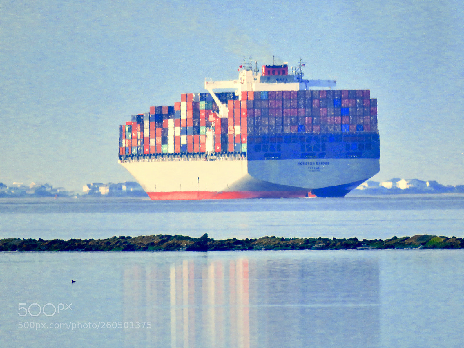 Canon PowerShot SX60 HS sample photo. Enormous cargo ship photography