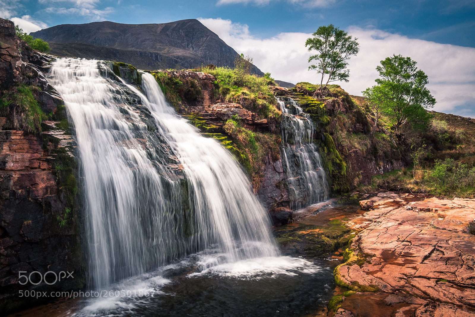Fujifilm X-T1 sample photo. Ardessie falls photography