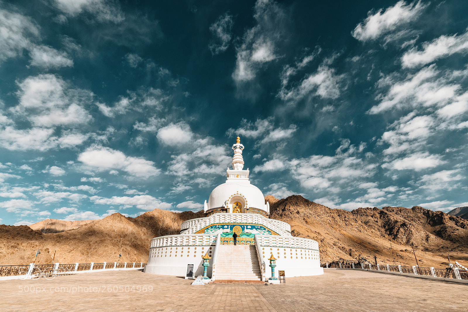 Nikon D850 sample photo. Shanti stupa photography