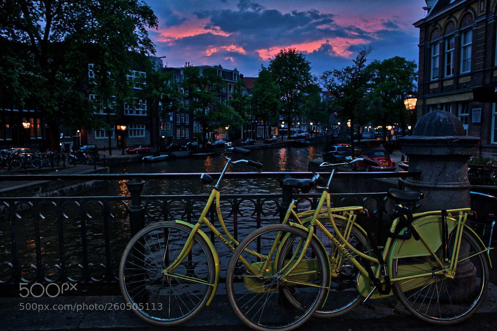 Canon EOS 5D Mark II sample photo. Amsterdam bicycles photography
