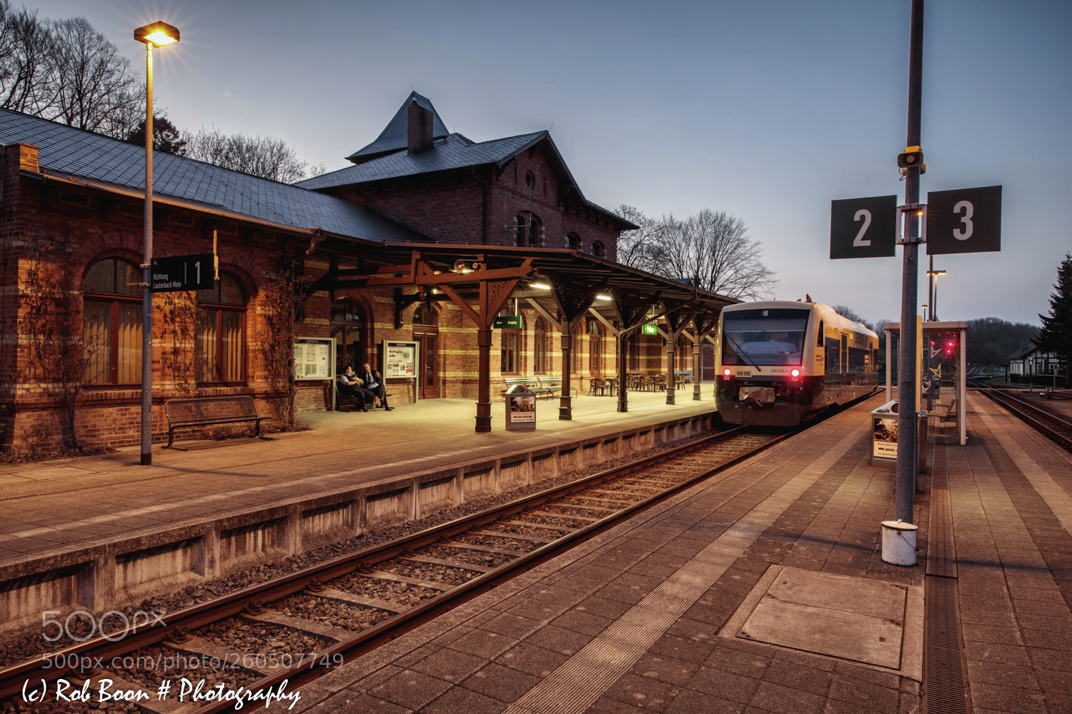 Canon EOS 5DS sample photo. Putbus railway station @ dusk photography