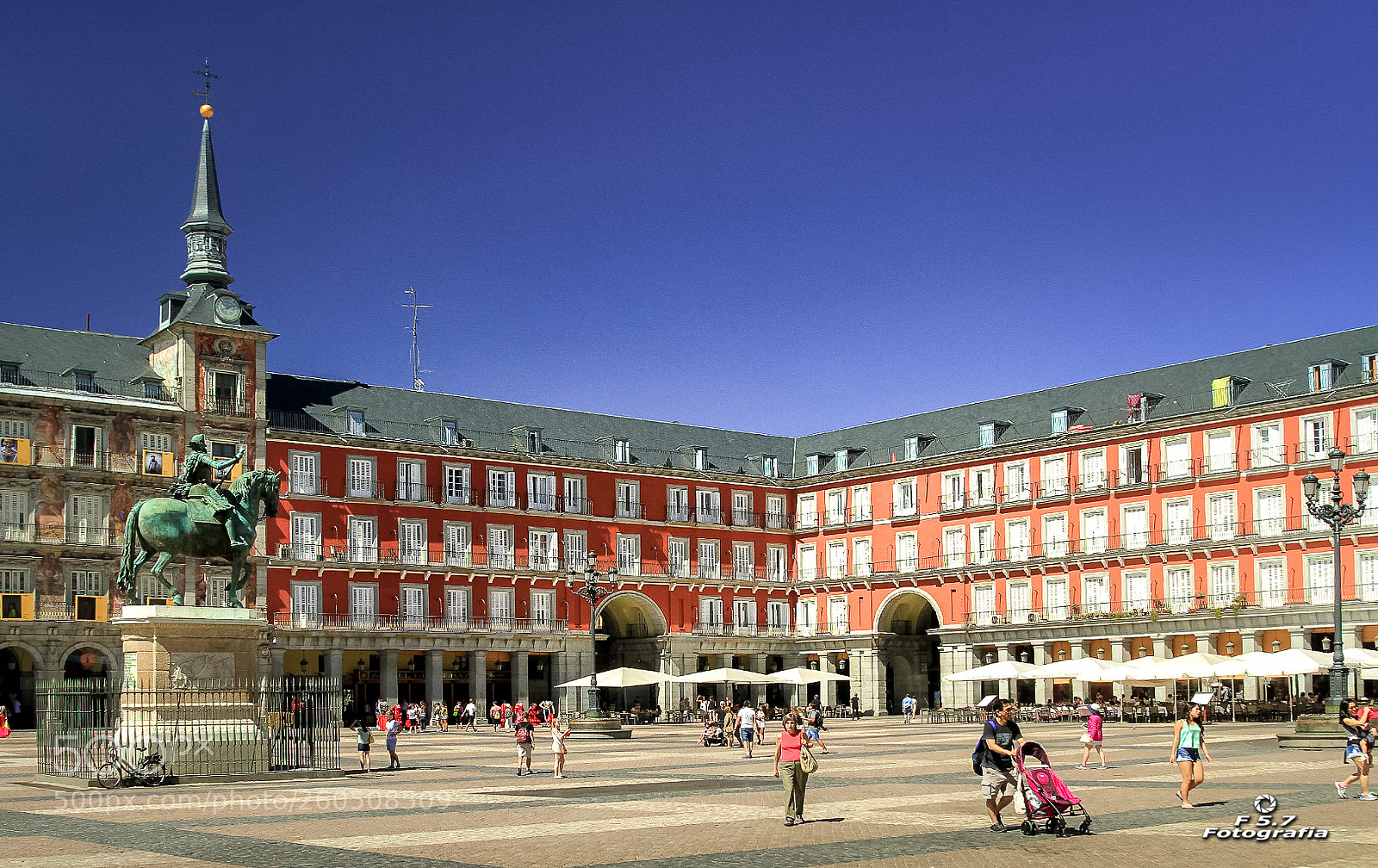 Canon EOS 7D sample photo. Plaza mayor - madrid photography