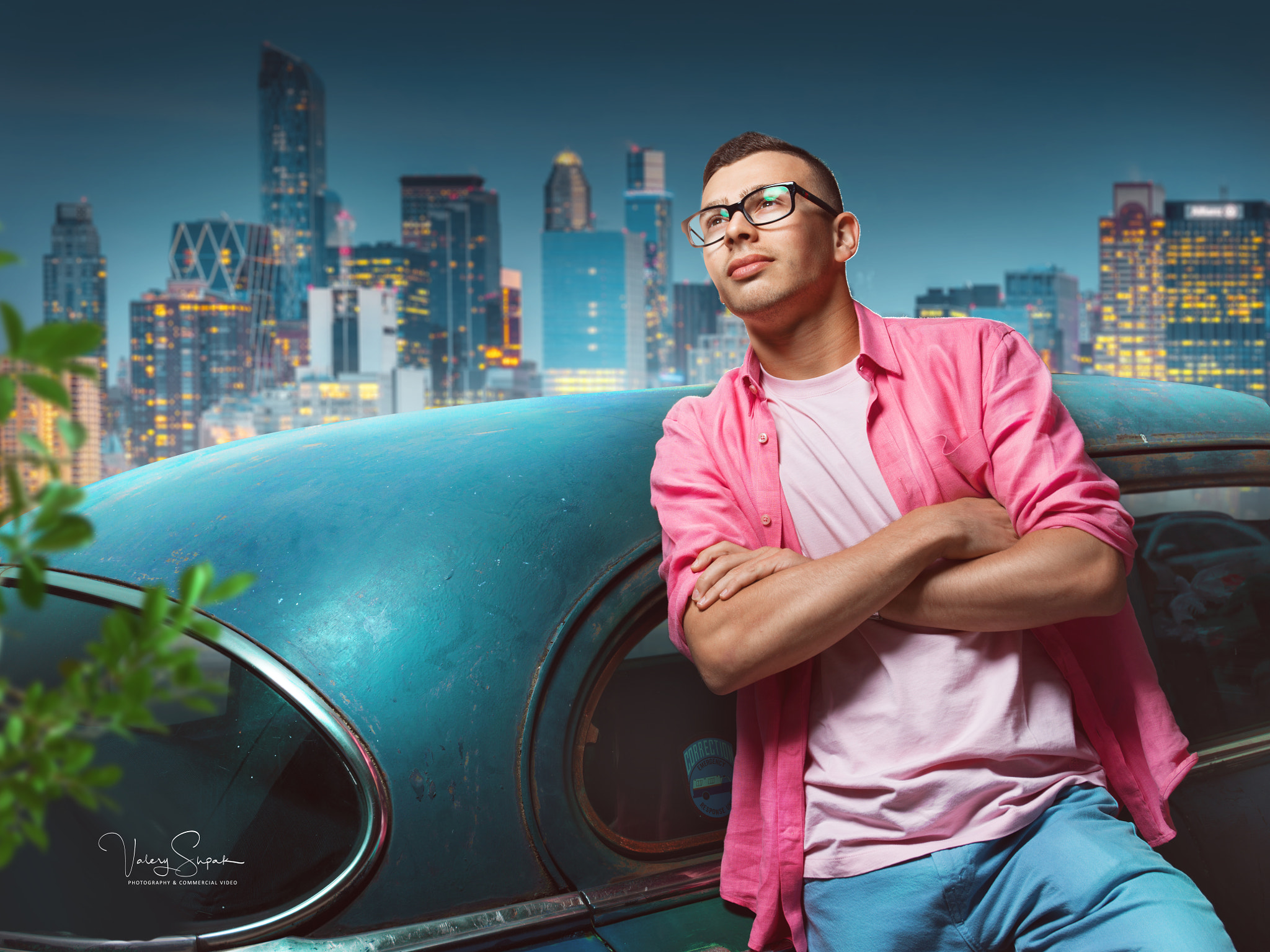Hasselblad H6D sample photo. Back to the future 2018 - portrait concept photography
