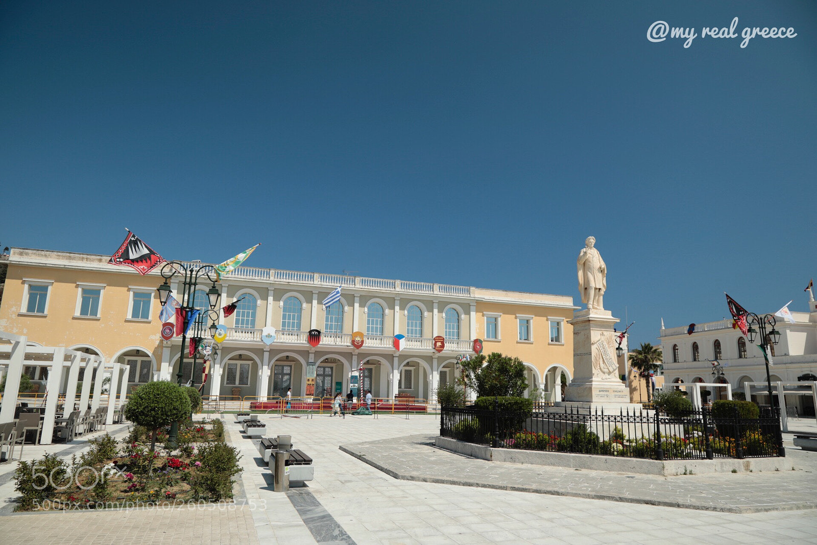 Canon EOS 5D Mark IV sample photo. Dionysios solomos square in photography