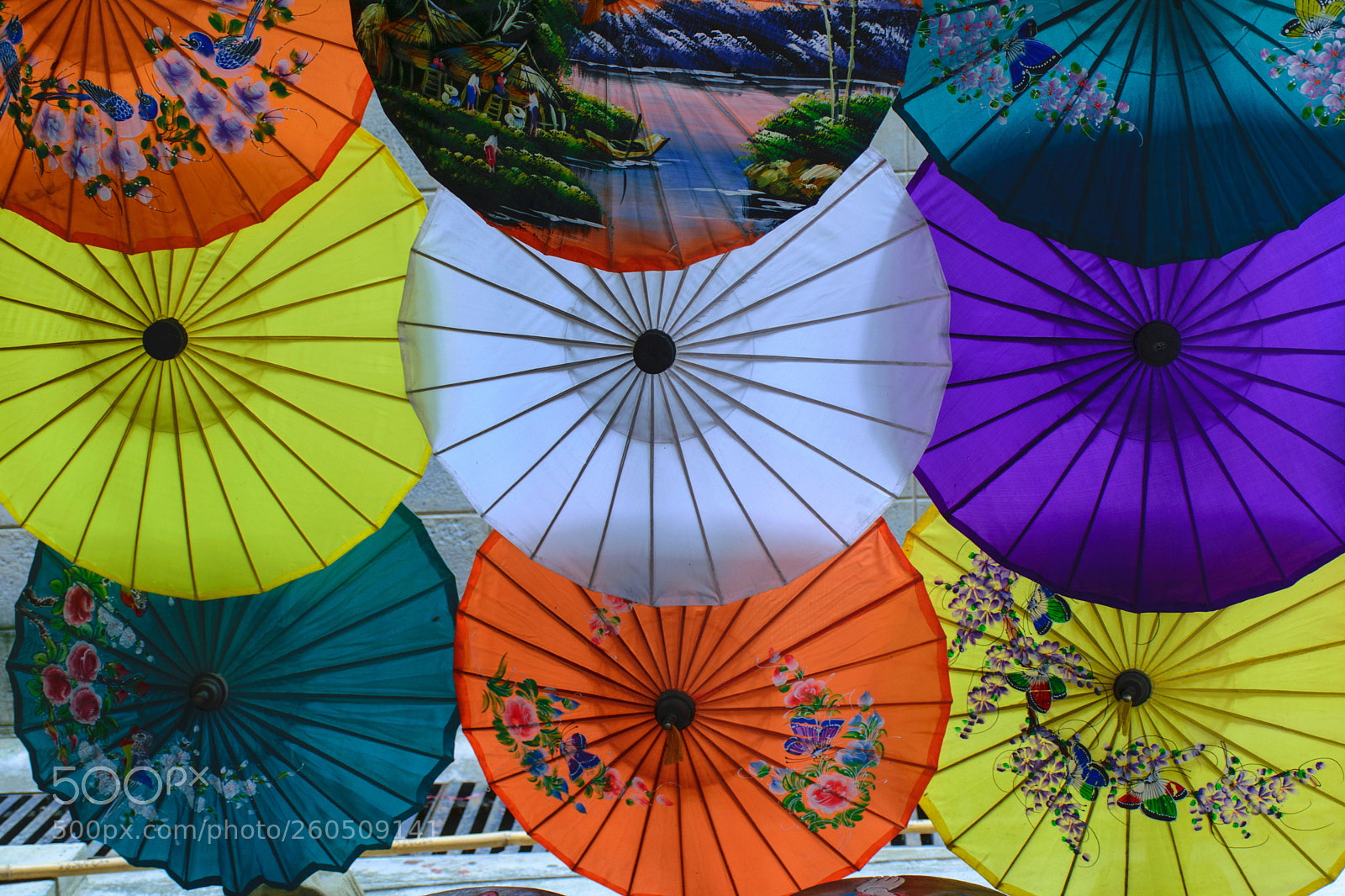 Nikon D5300 sample photo. Colorful of umbrella. photography