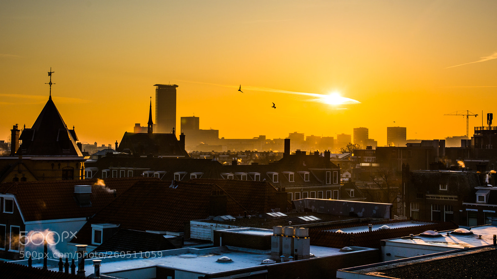 Nikon D5200 sample photo. Sunrise over the city photography