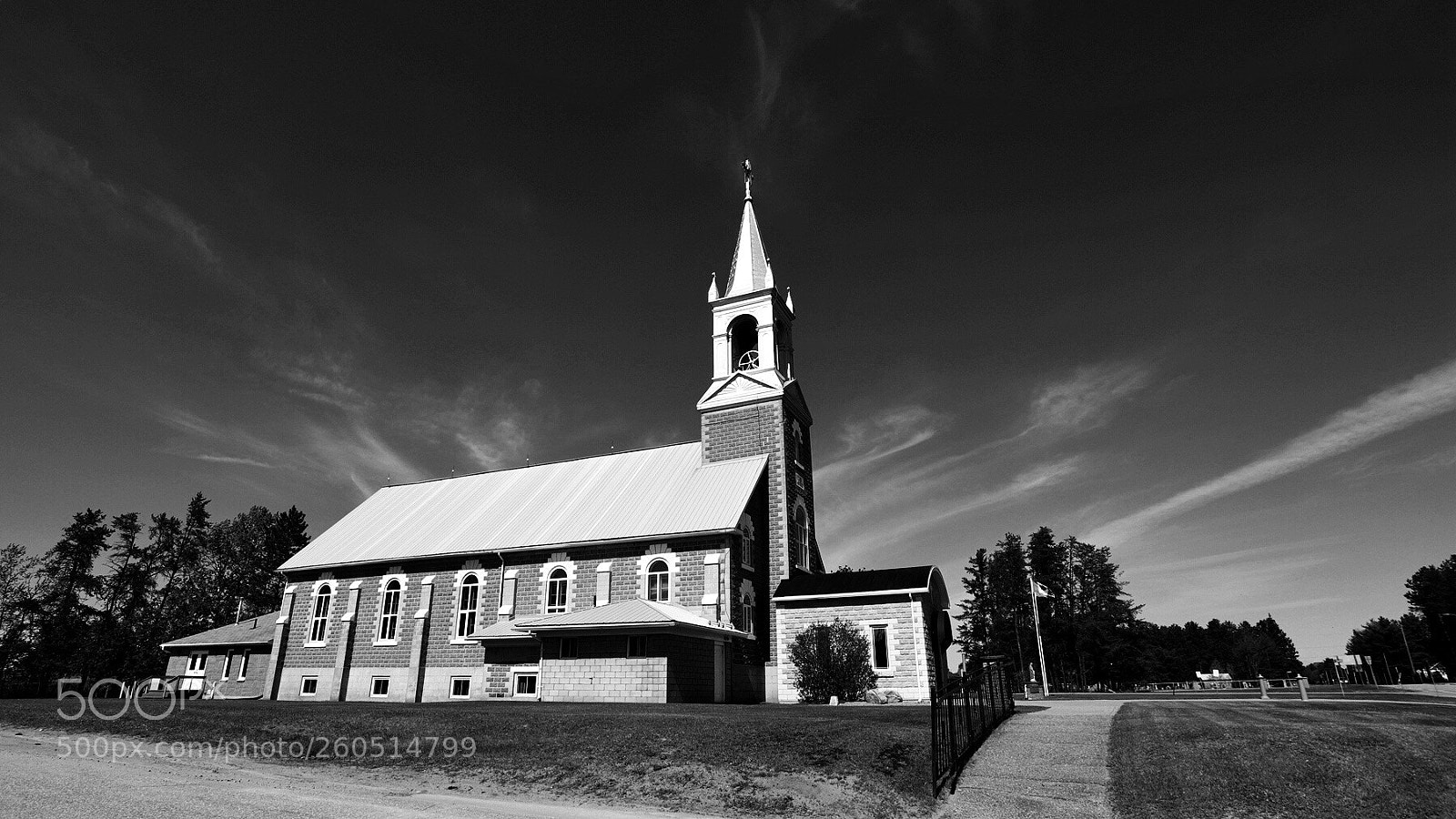 Canon EOS 6D Mark II sample photo. Church in countryside photography