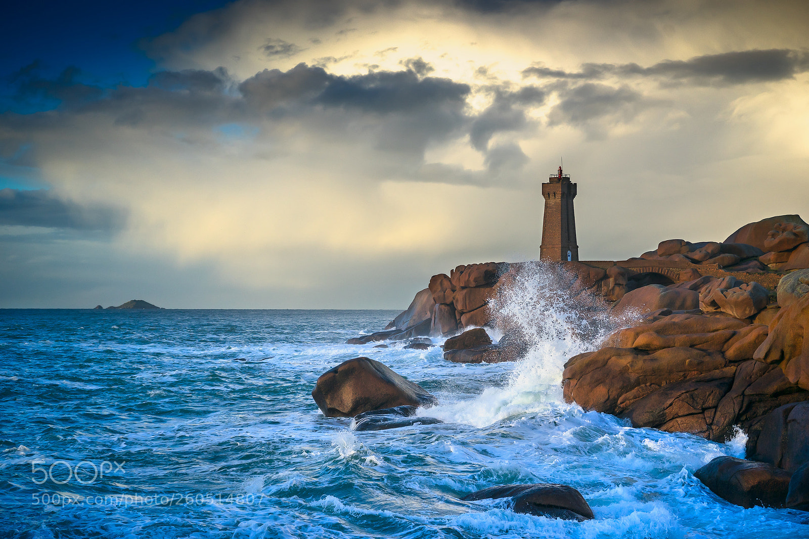 Sony a7 sample photo. Lighthouse of ploumanach in photography