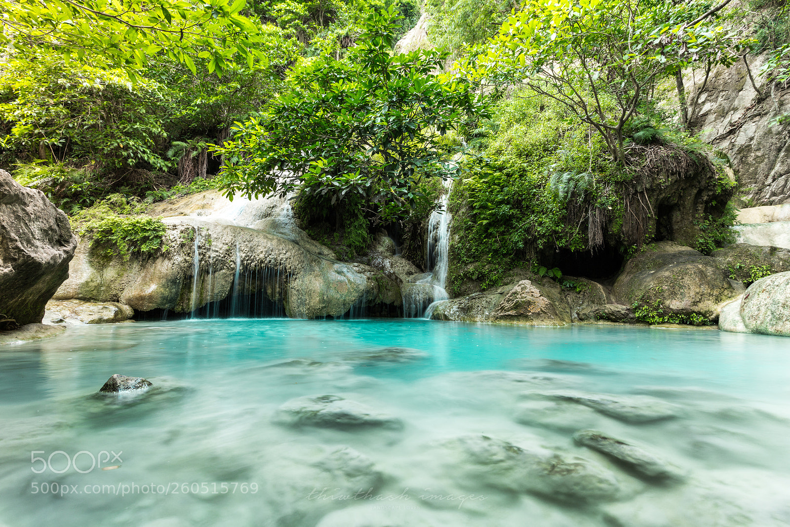 Canon EOS 6D sample photo. Erawan waterfall in kanchanaburi photography