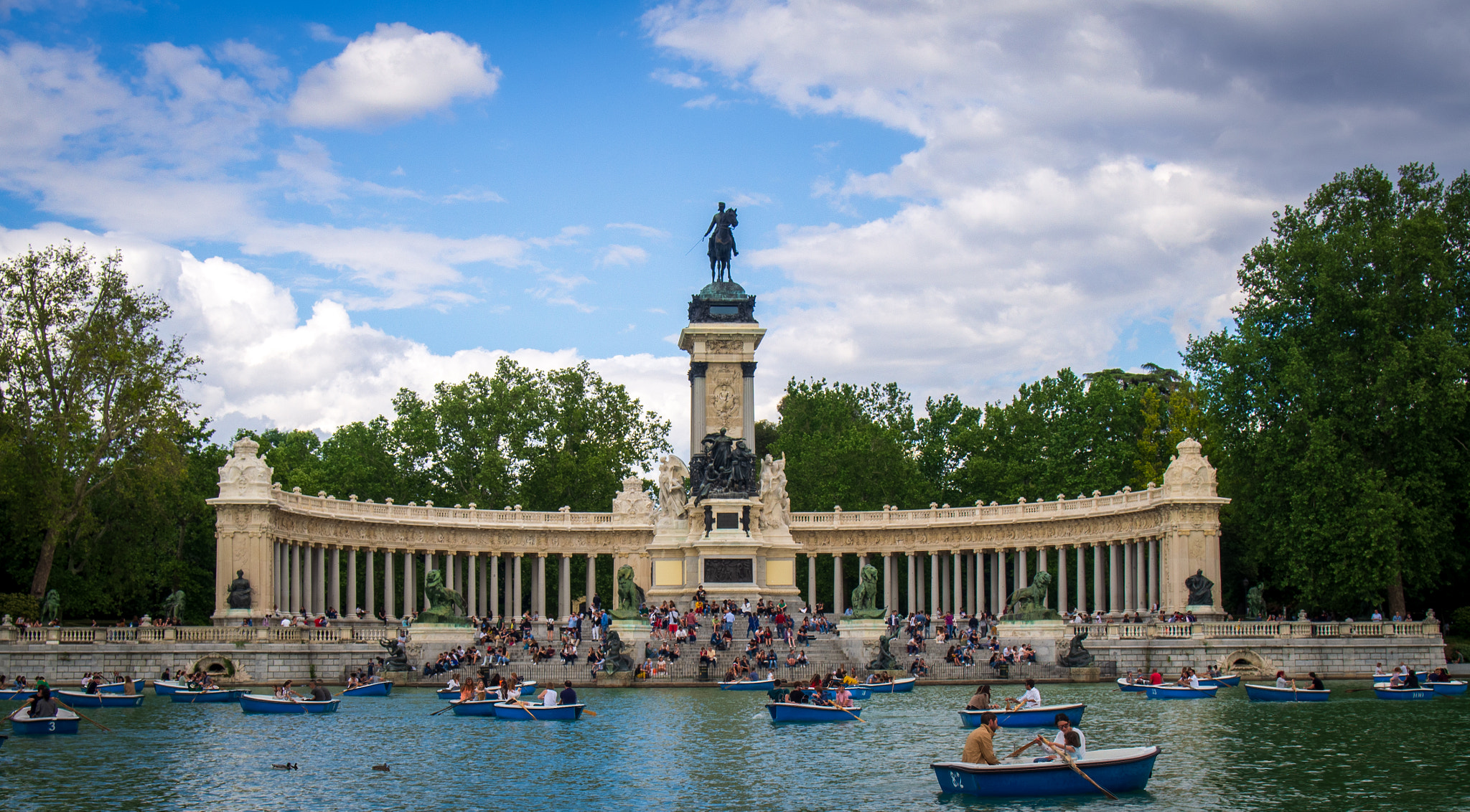 Olympus PEN E-PL6 sample photo. Estanque grande del retiro photography