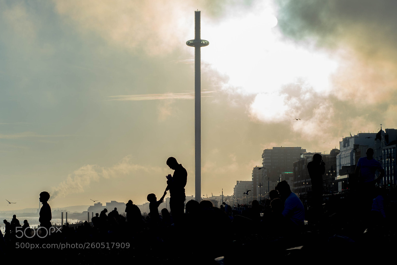 Nikon D750 sample photo. Brighton silhouette #3 photography