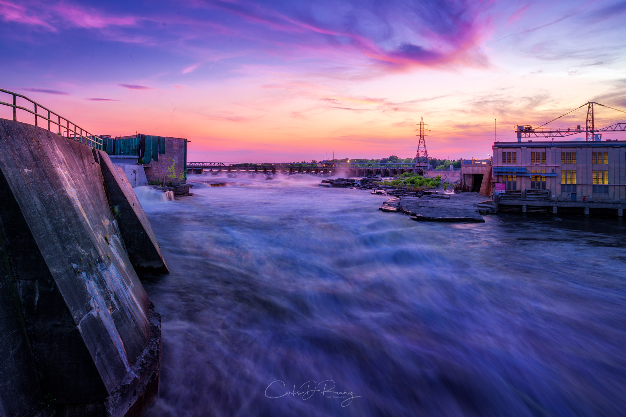 Sony a7S sample photo. Hull power plant photography