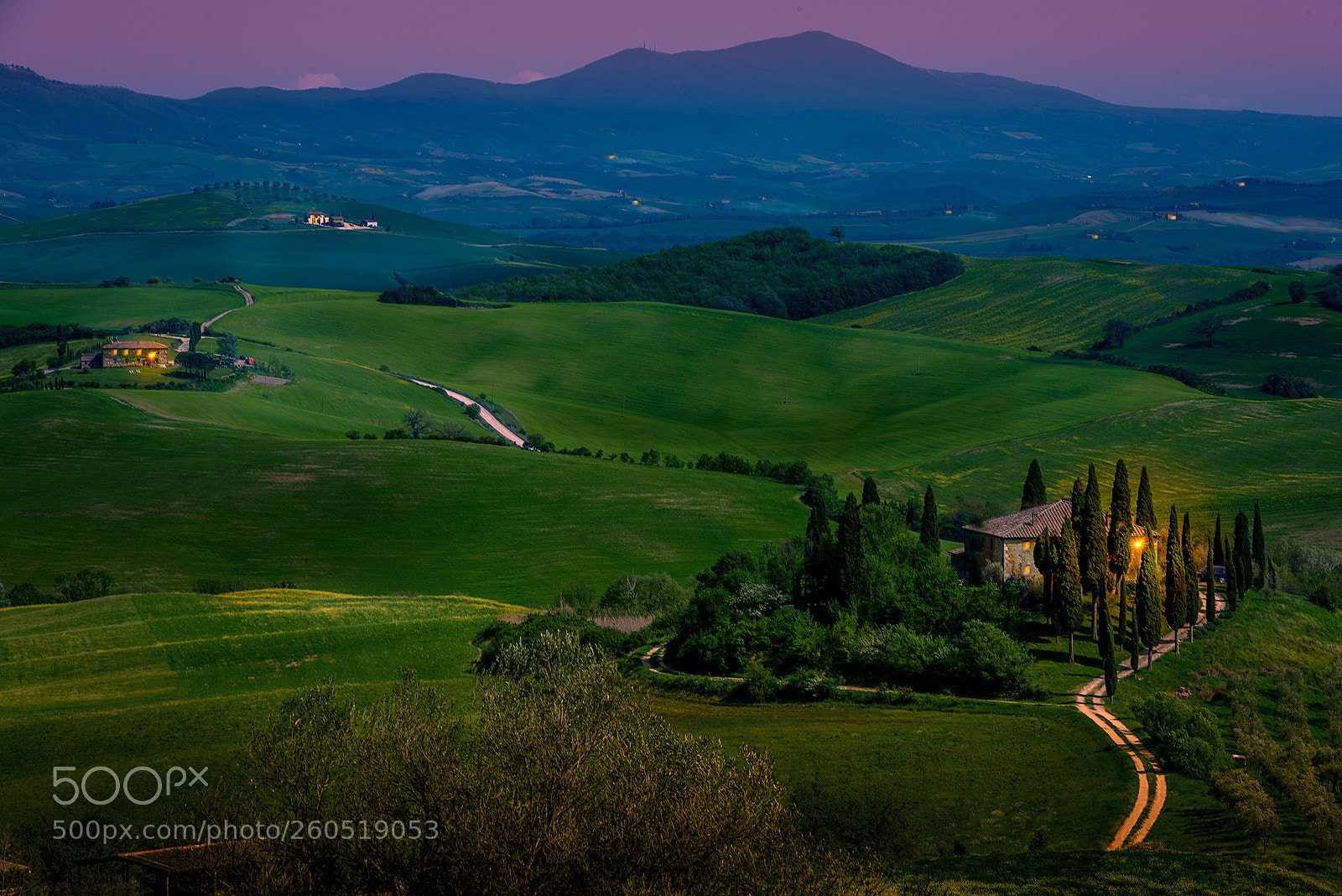 Nikon D810 sample photo. Peaceful evening in tuscany photography
