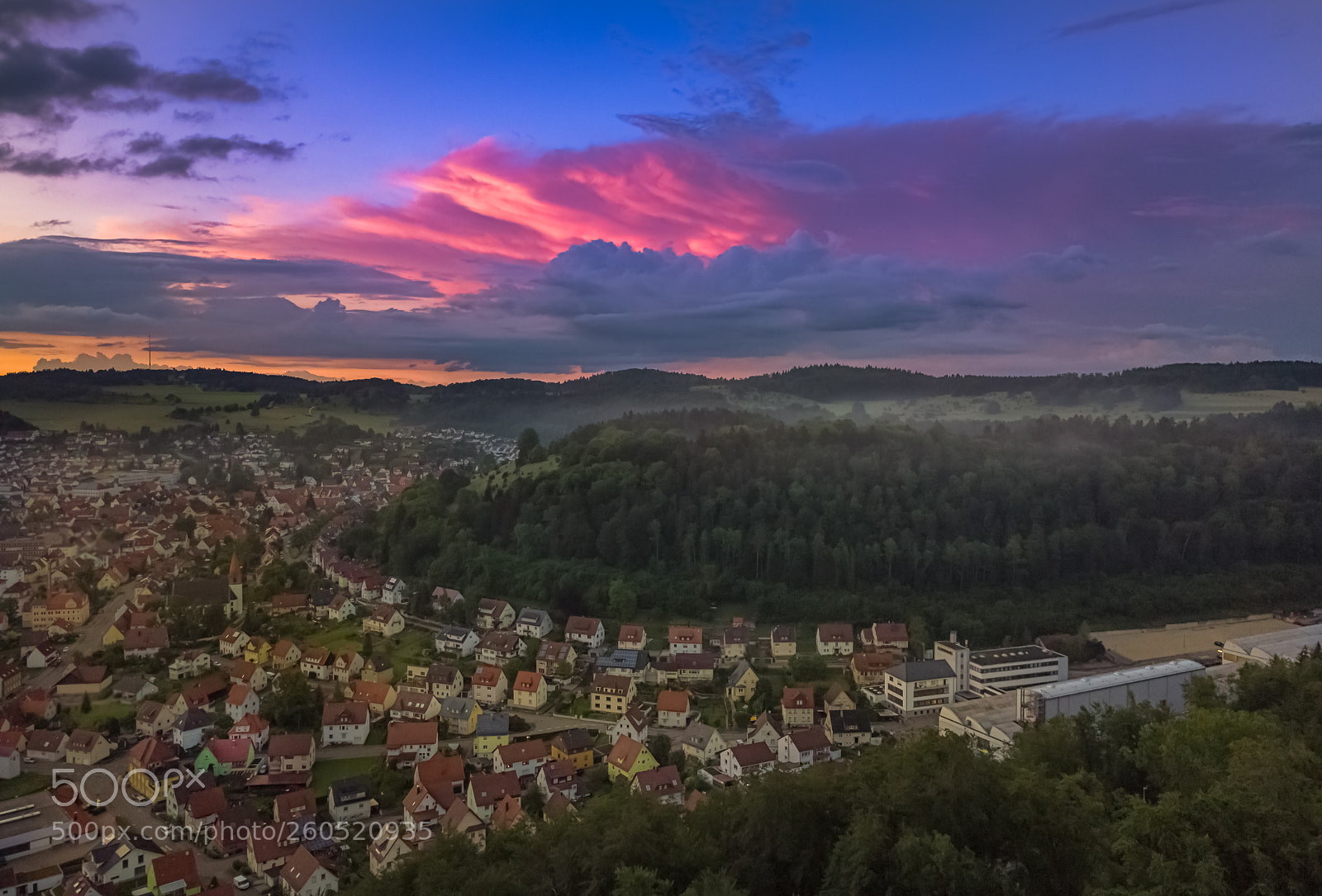 DJI FC220 sample photo. Albstadt nebel su photography