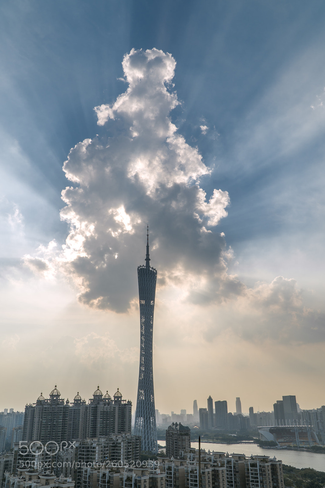 Sony a6500 sample photo. Canton tower photography