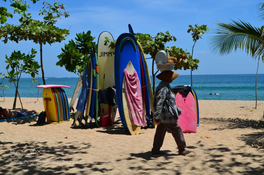 Nikon D5100 sample photo. Kuta beach, bali photography