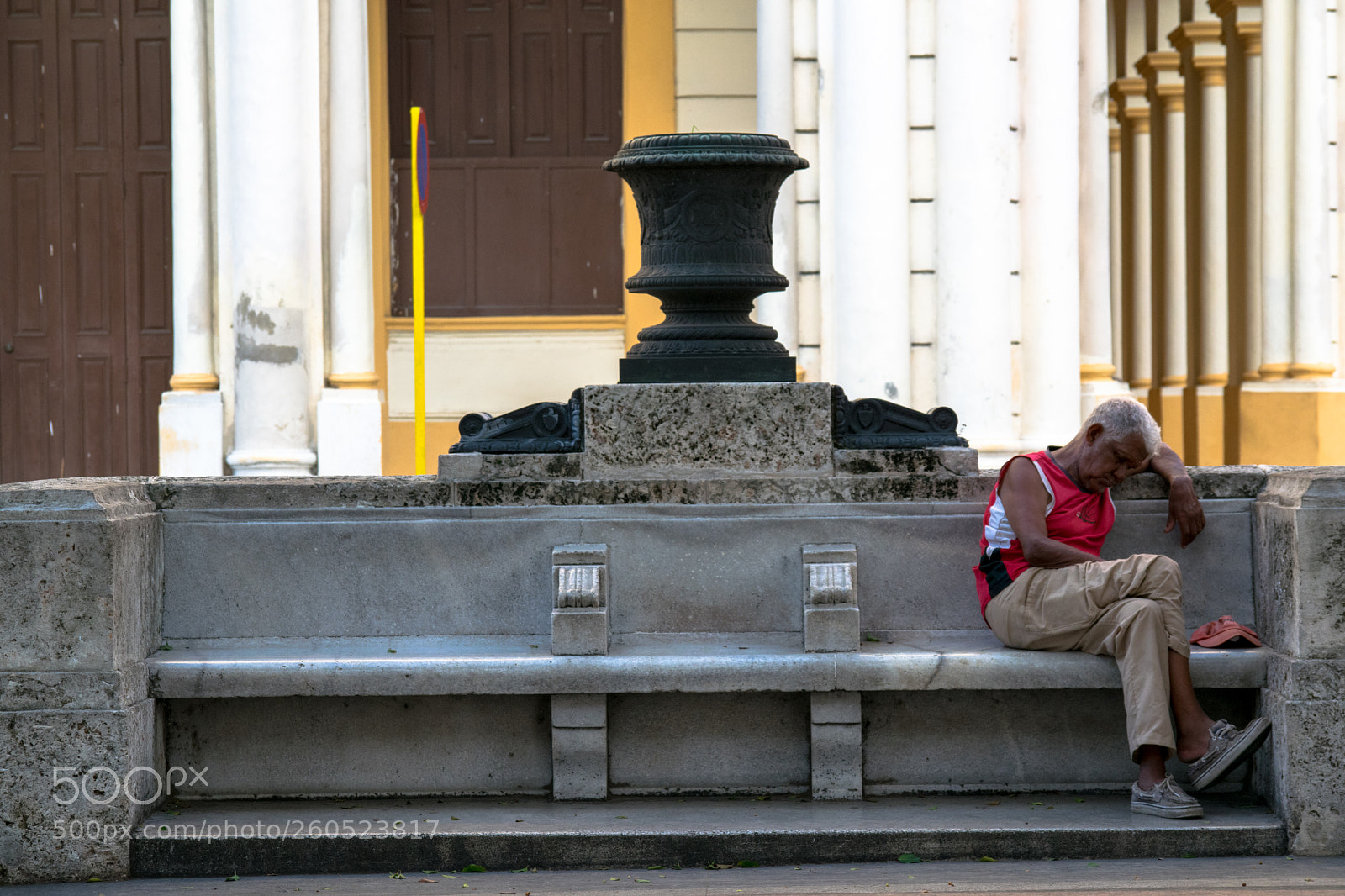 Nikon D5300 sample photo. A black elder sitting photography