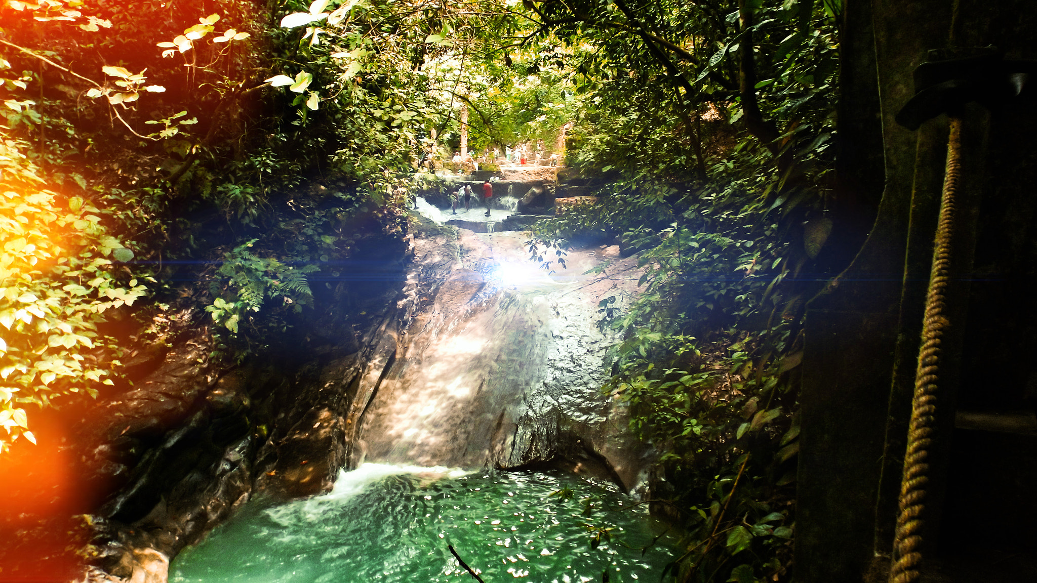 Fujifilm FinePix S4800 sample photo. A creek in the middle of jungle photography