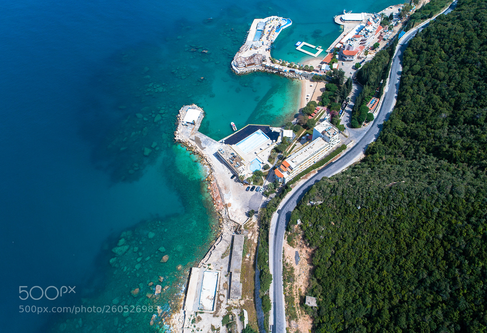 DJI FC6310 sample photo. Part green, part turquoise photography