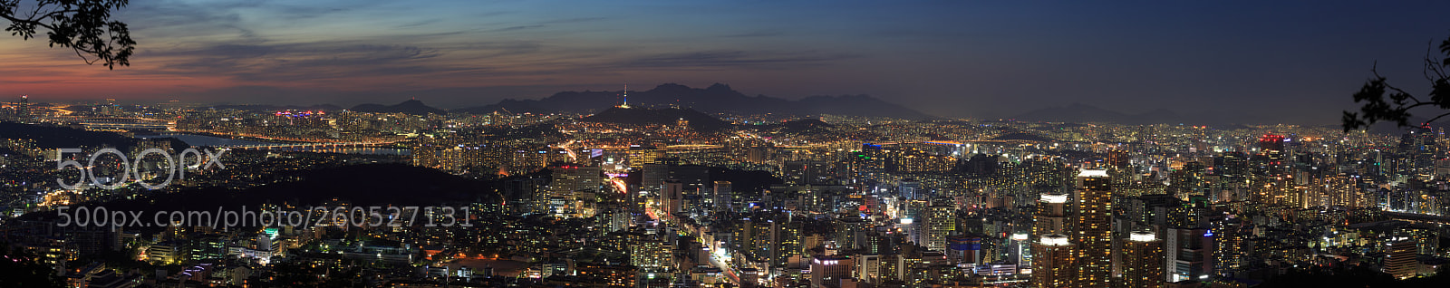 Canon EOS 6D sample photo. Seoul night view in photography