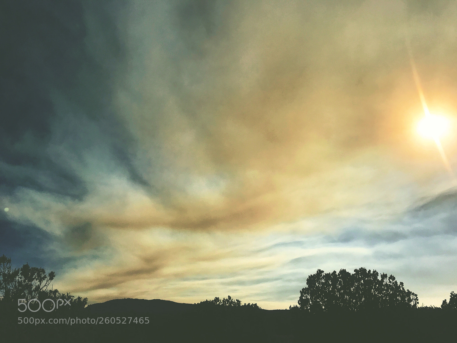 Apple iPhone 7 sample photo. Smoke clouds photography