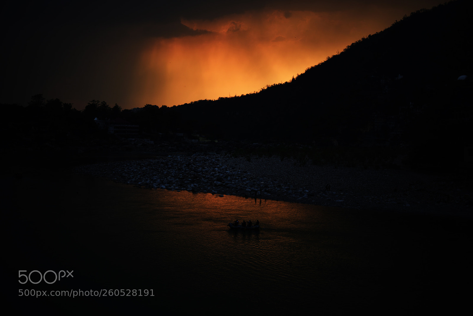 Nikon D750 sample photo. Evening at rishikesh photography