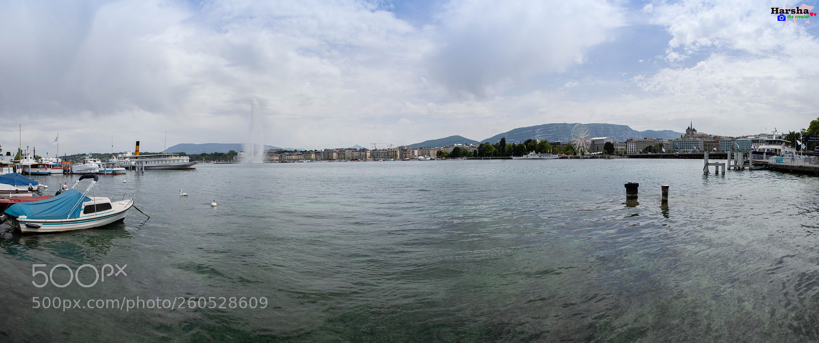 Canon EOS 6D Mark II sample photo. Panoramic view of geneva photography