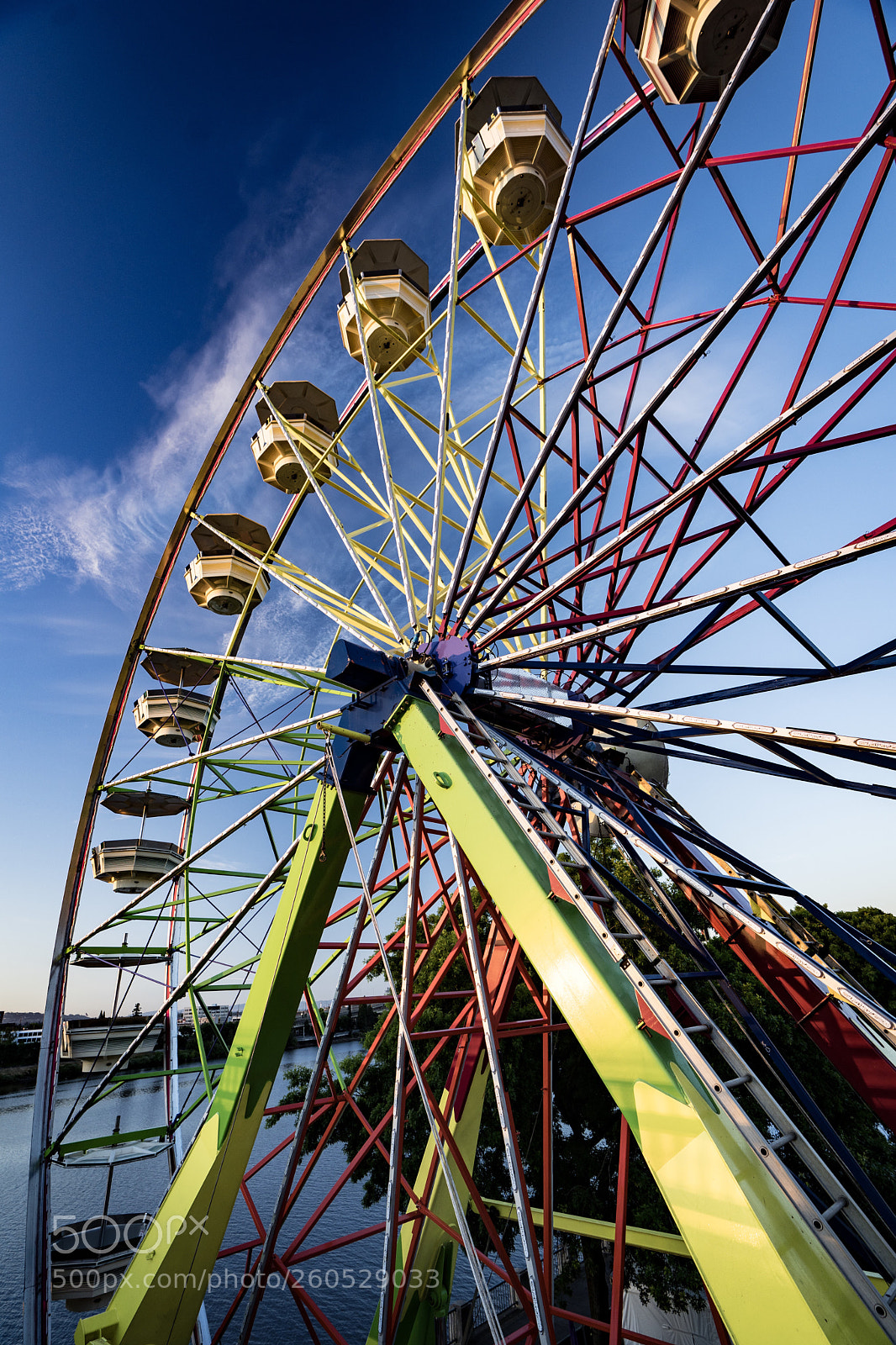 Sony a7 III sample photo. Ferris wheel in the photography