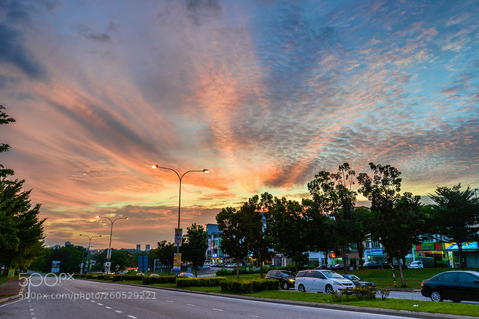 Nikon D610 sample photo. Colorful sunset by the photography