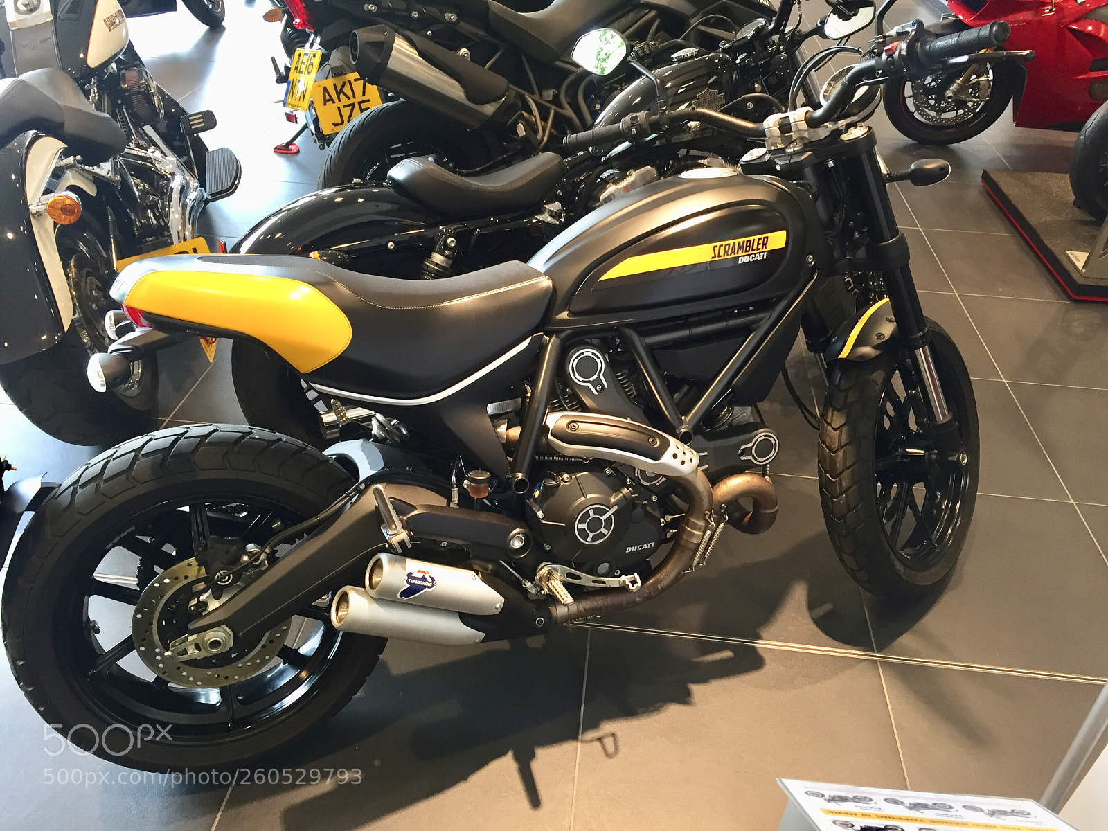 Apple iPhone 6 sample photo. Ducati scrambler full throttle photography