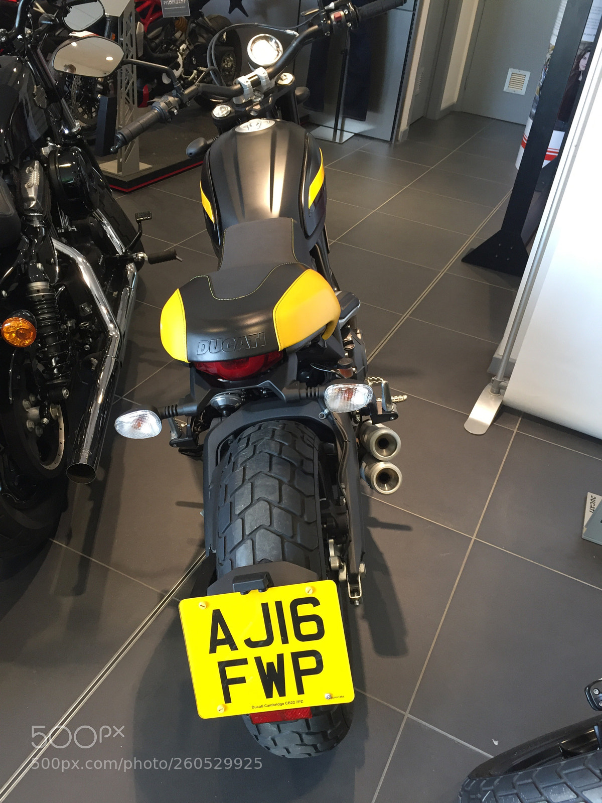 Apple iPhone 6 sample photo. Ducati scrambler full throttle  photography