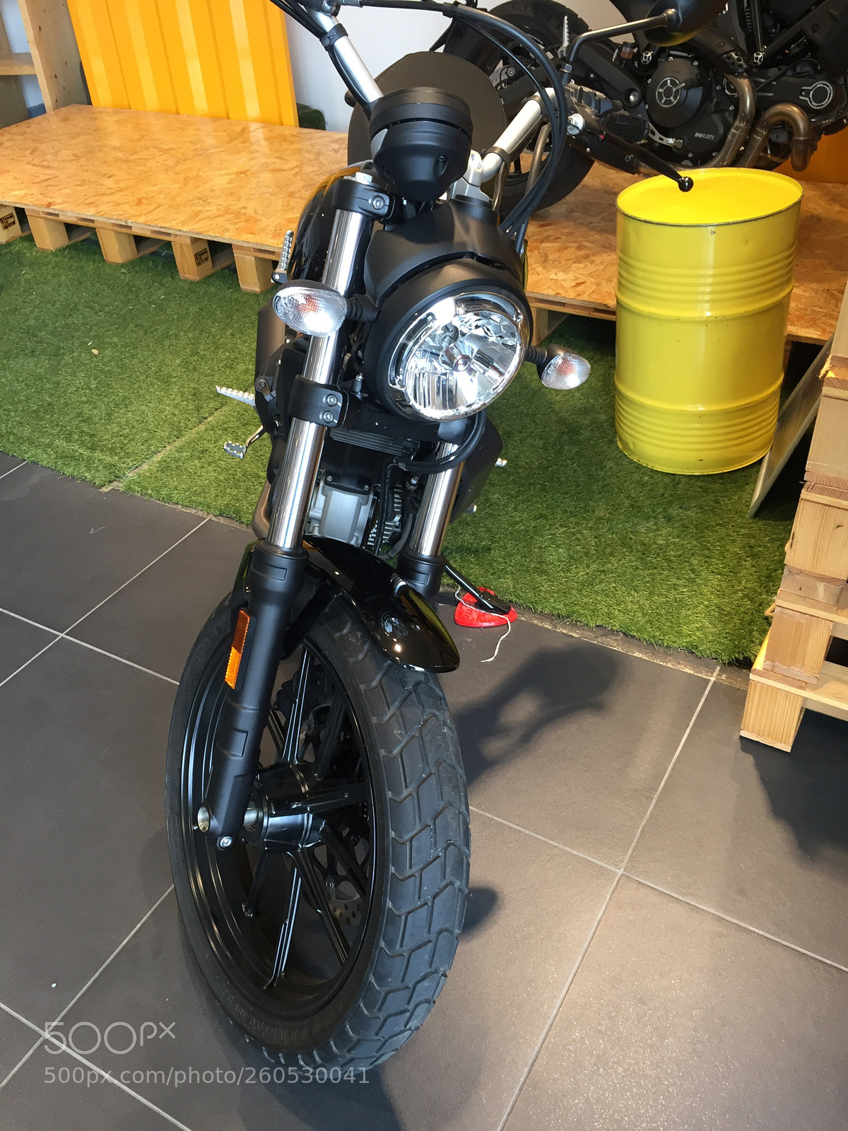 Apple iPhone 6 sample photo. Ducati scrambler photography