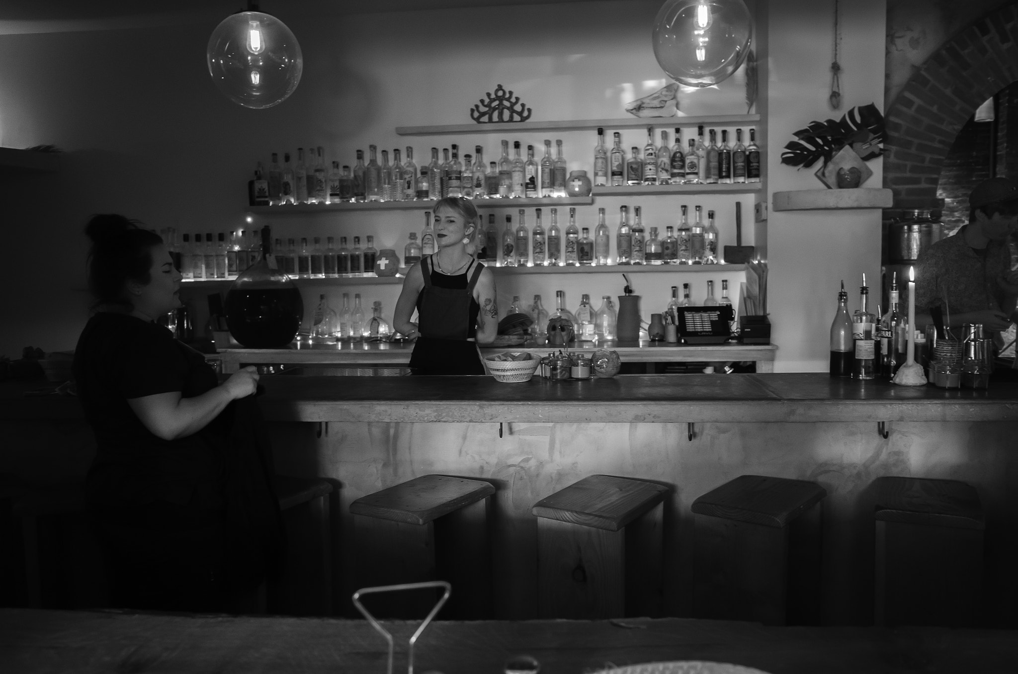 Ricoh GR II sample photo. The bar photography