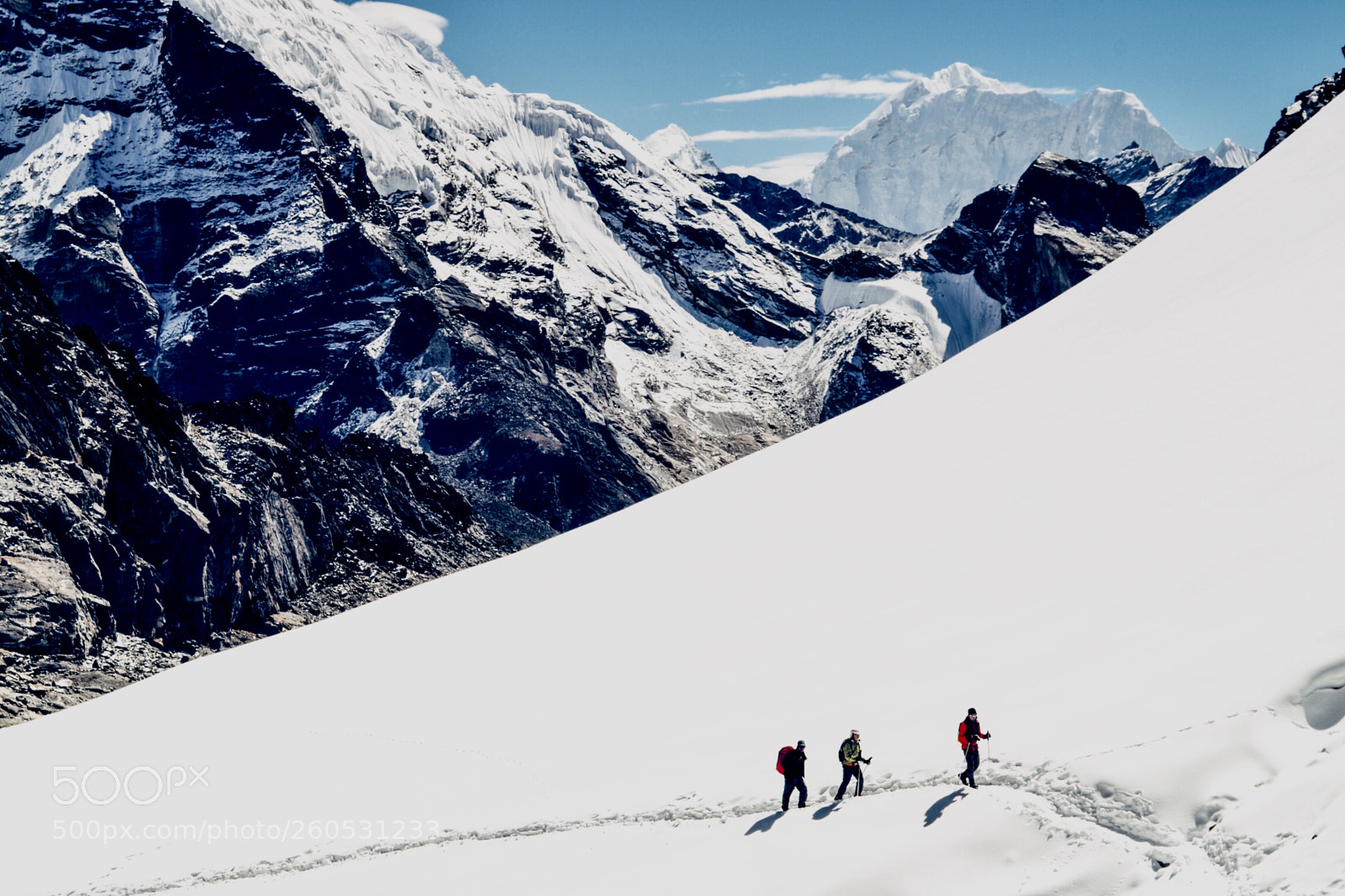 Nikon D3100 sample photo. Climbing everest photography