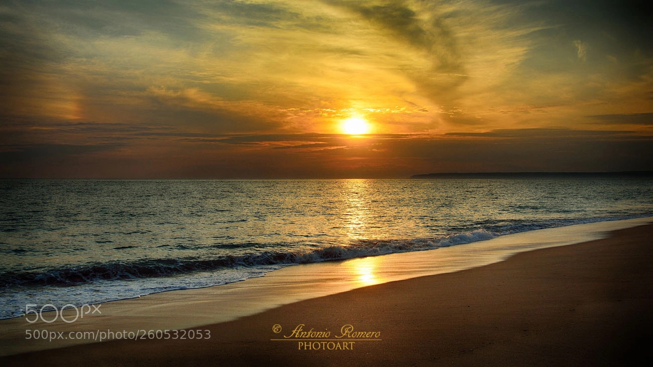 Nikon D5200 sample photo. Atlanterra beach - sunset photography