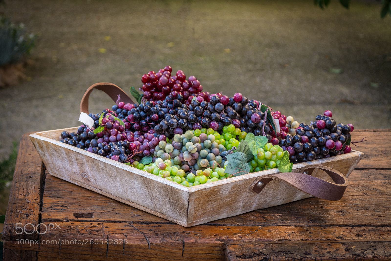 Nikon D7100 sample photo. Grapes box on wooden photography