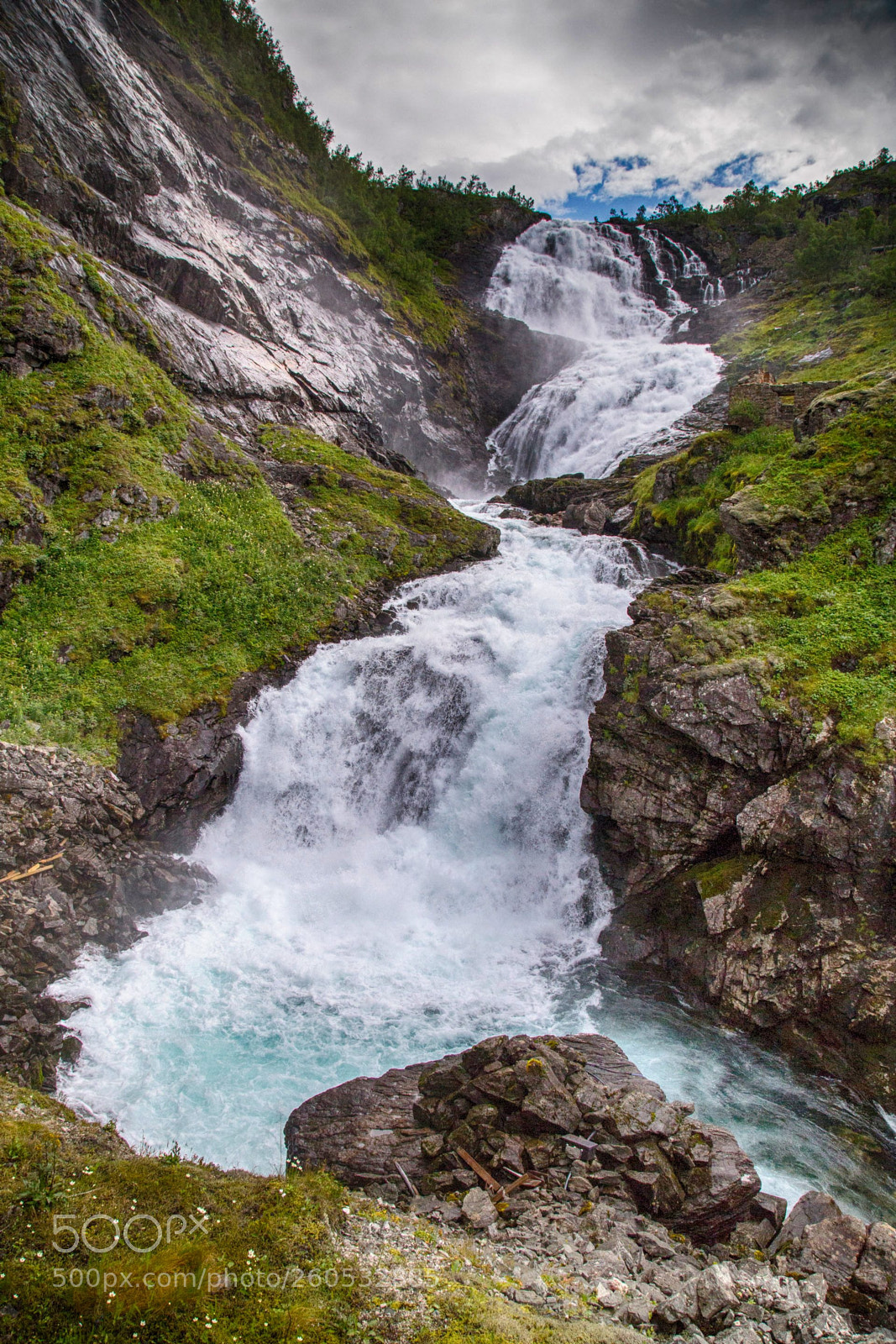 Canon EOS 6D sample photo. Kjosfossen waterfall photography