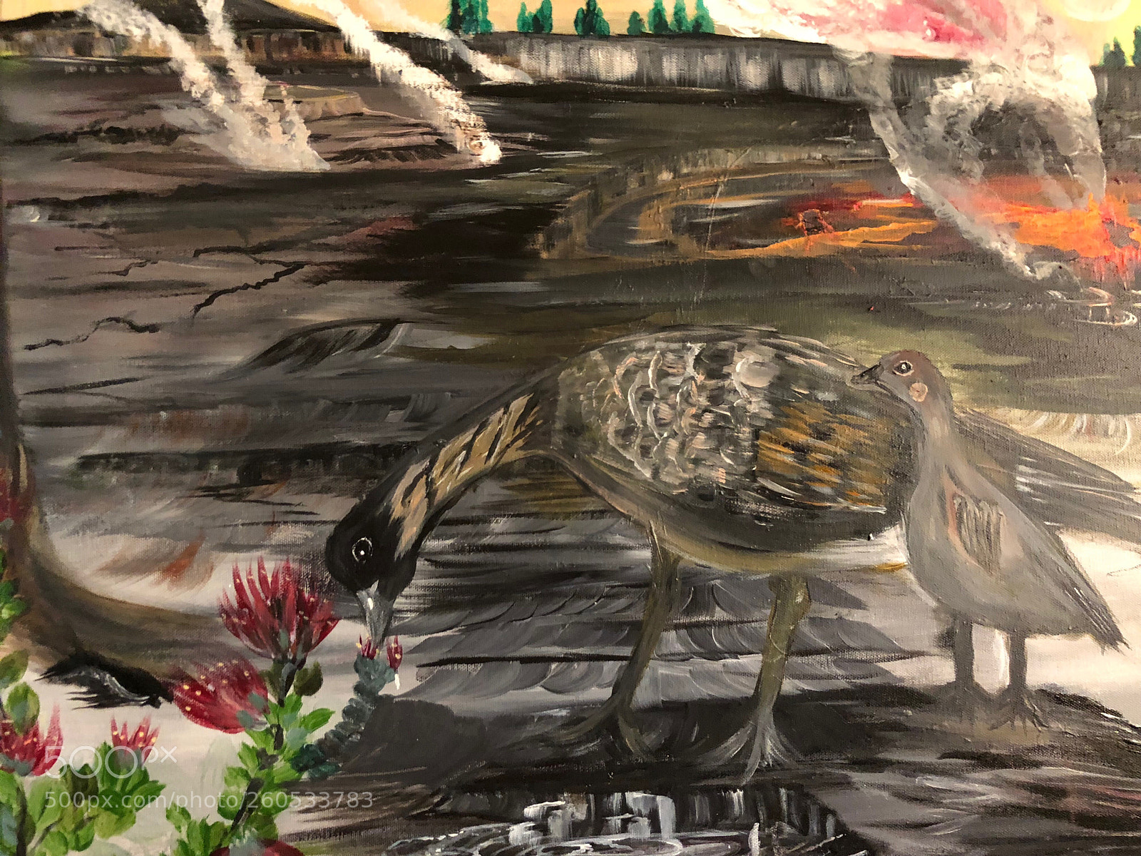 Apple iPhone X sample photo. Hawaii state bird near photography