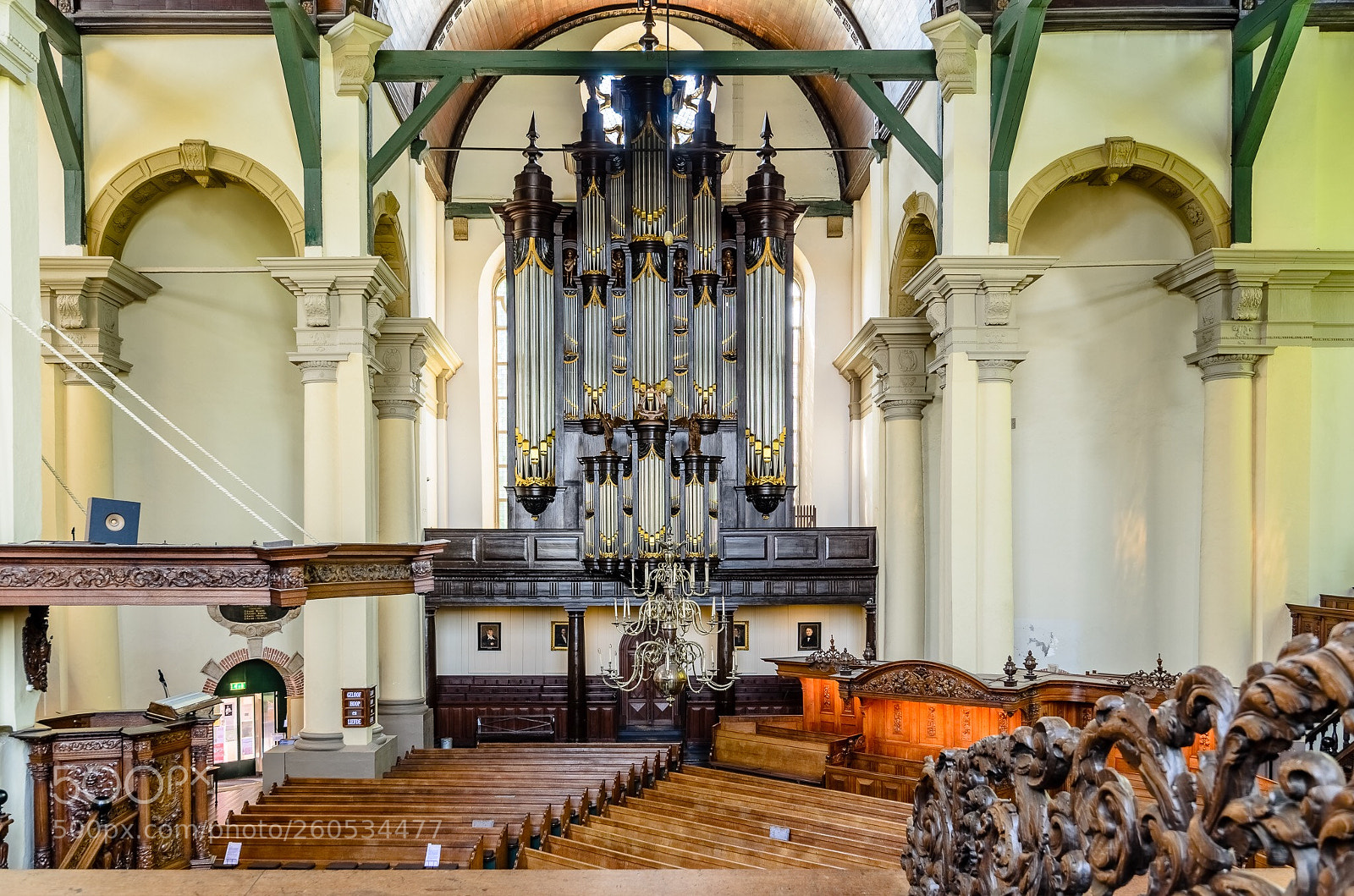 Nikon D5100 sample photo. Organ nieuwe kerk groningen photography