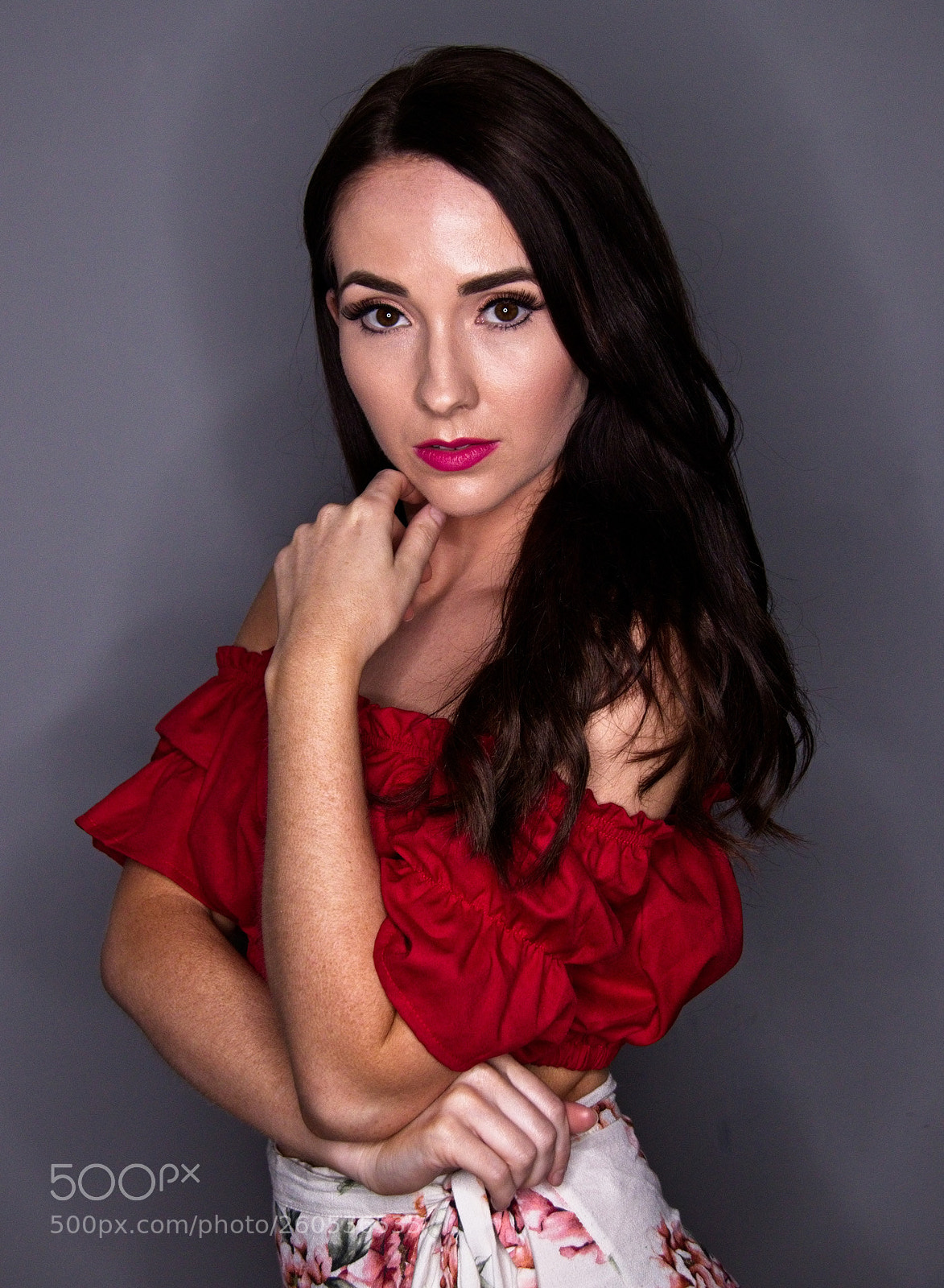 Canon EOS 80D sample photo. Lady in red photography