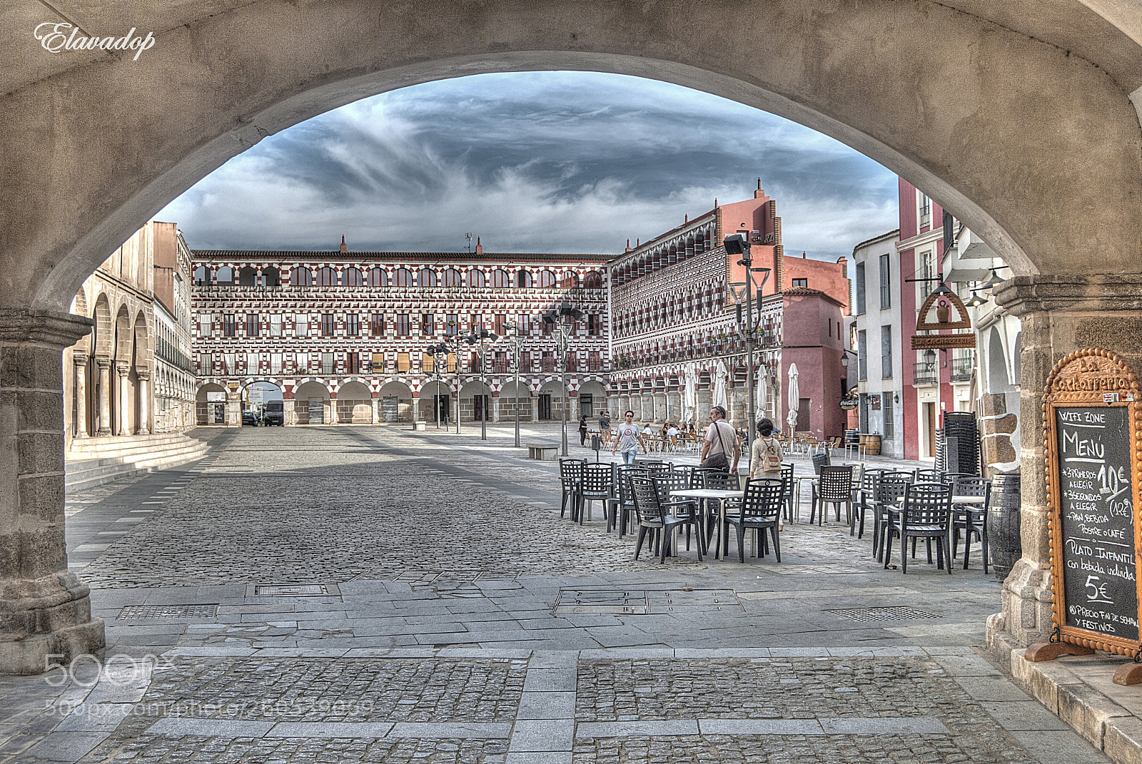 Nikon D3000 sample photo. Plaza alta (badajoz) photography
