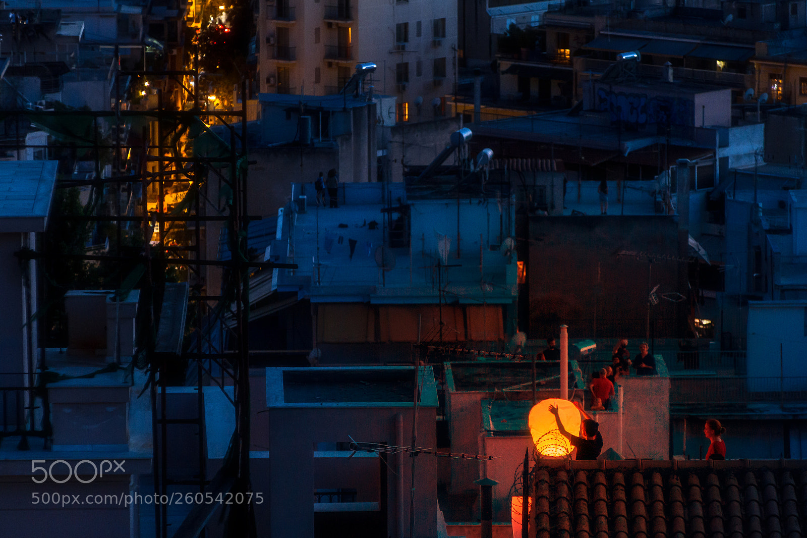 Canon EOS 7D sample photo. Sky lantern photography