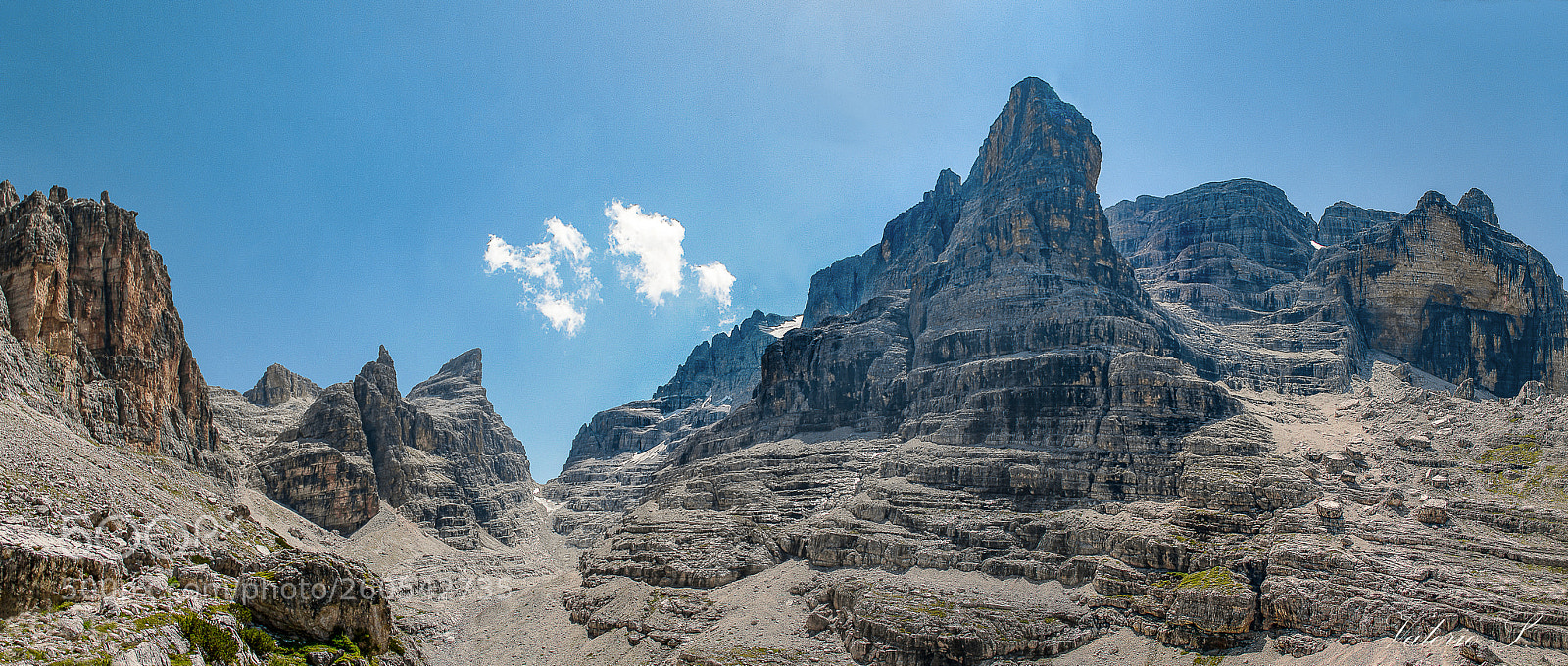 Pentax K-x sample photo. Panorama dal rifugio tuckett photography