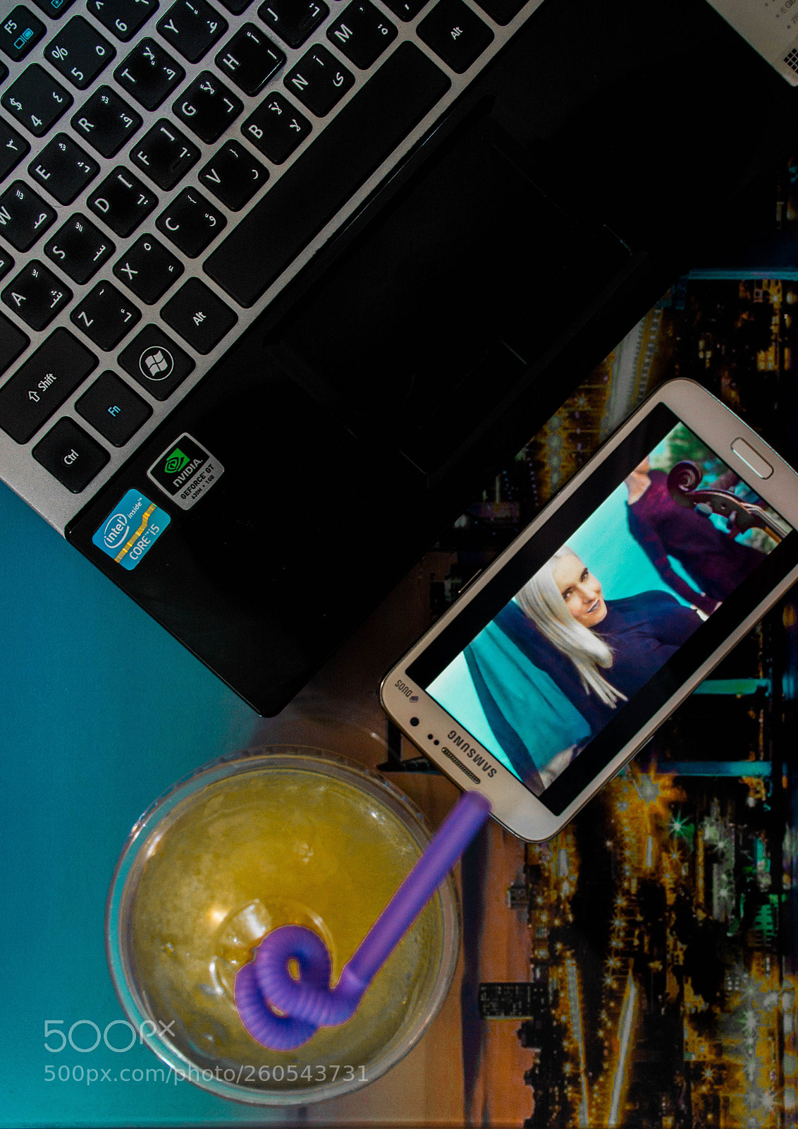 Nikon D7100 sample photo. Glass of juice photography
