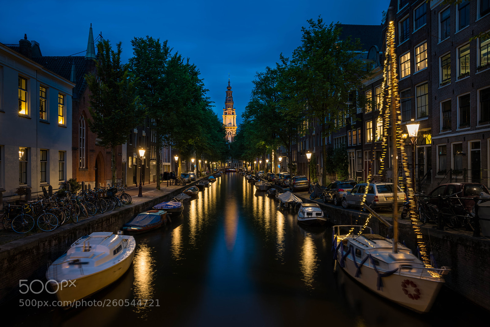 Sony a7R III sample photo. Zuiderkerk at dusk photography