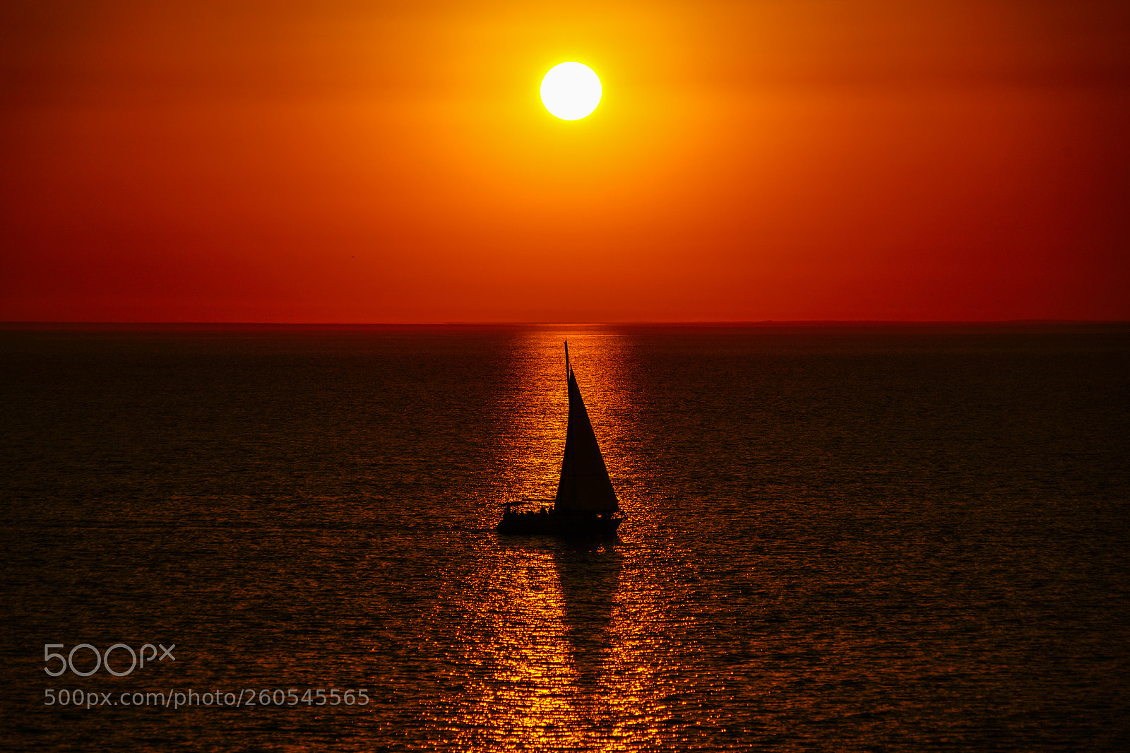 Sony a7R II sample photo. Sailboat at sunset photography