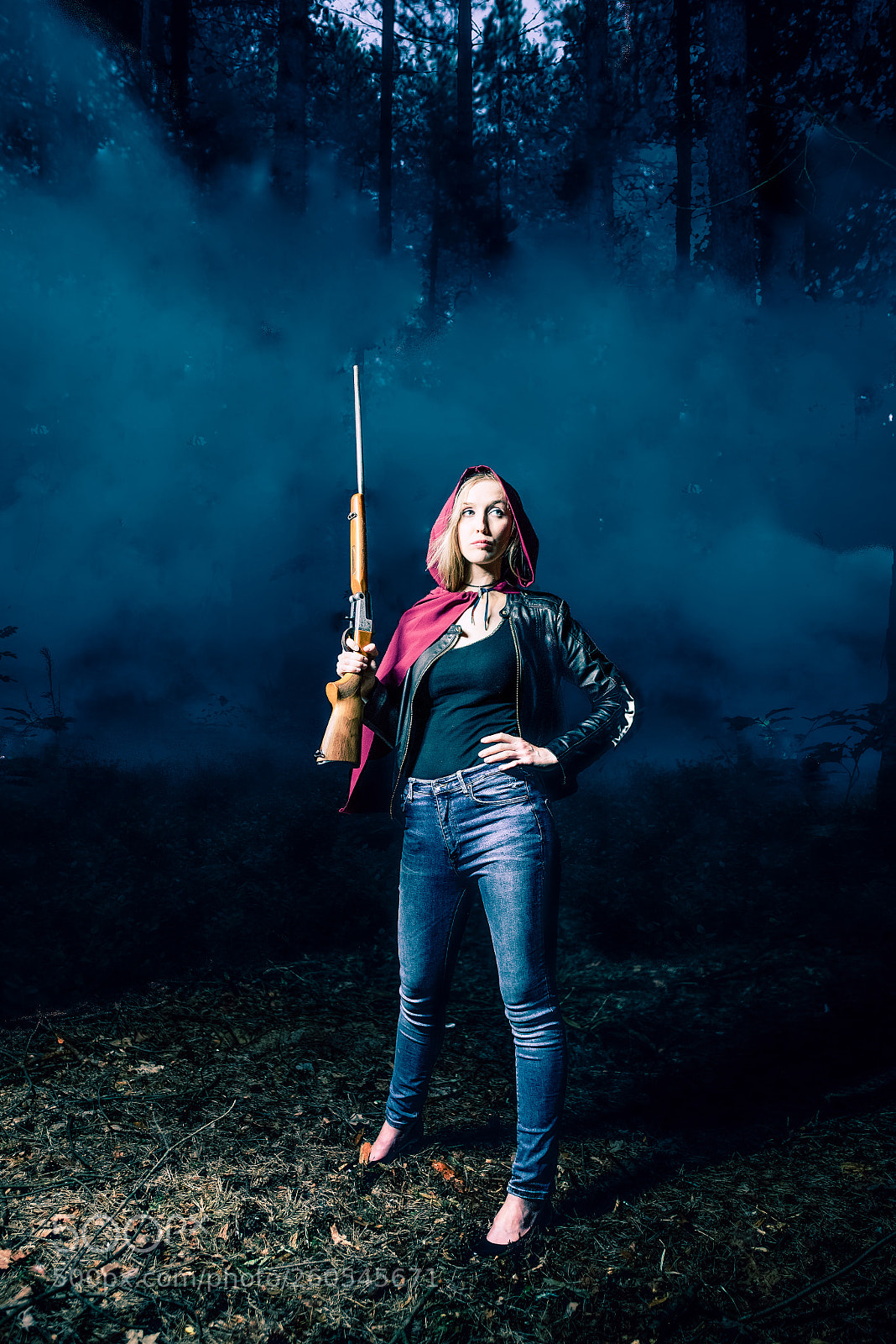 Nikon D750 sample photo. Modern riding hood photography