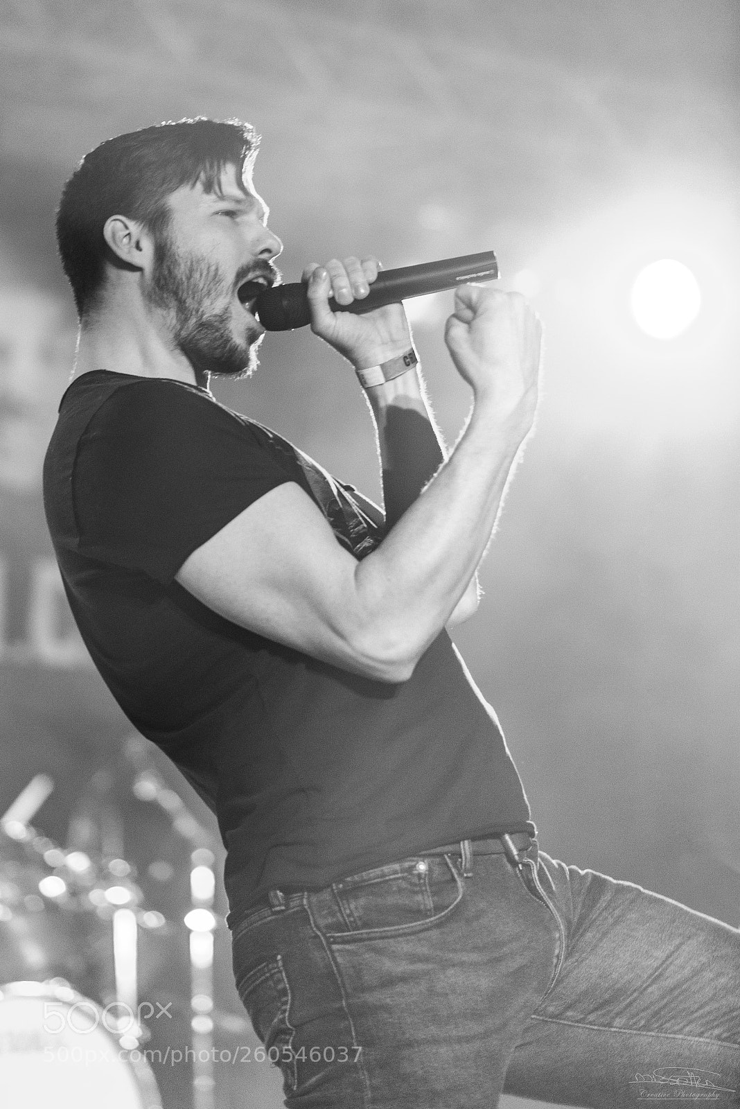 Nikon D750 sample photo. Rock singer photography