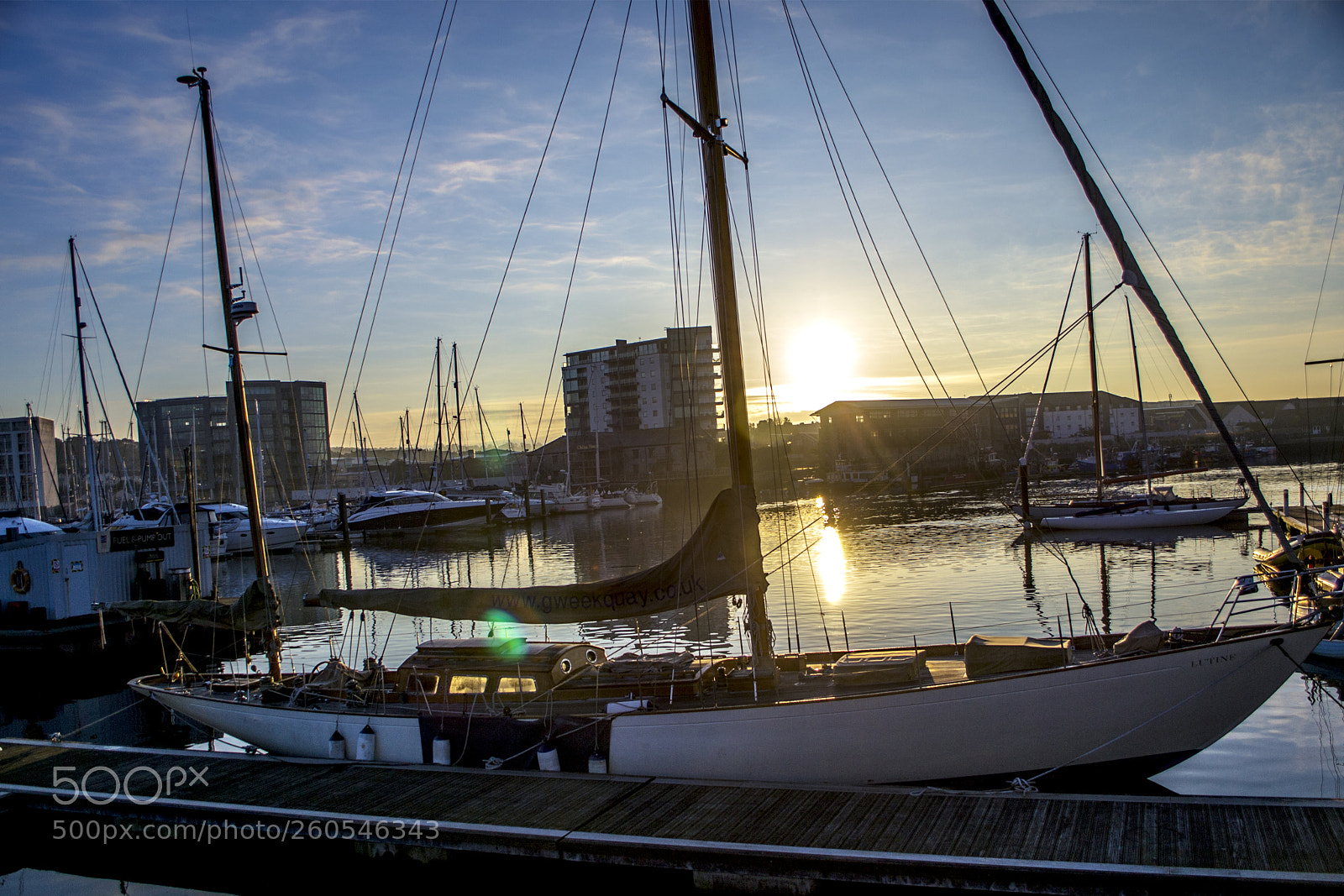 Nikon D3100 sample photo. Yachts at anchor photography