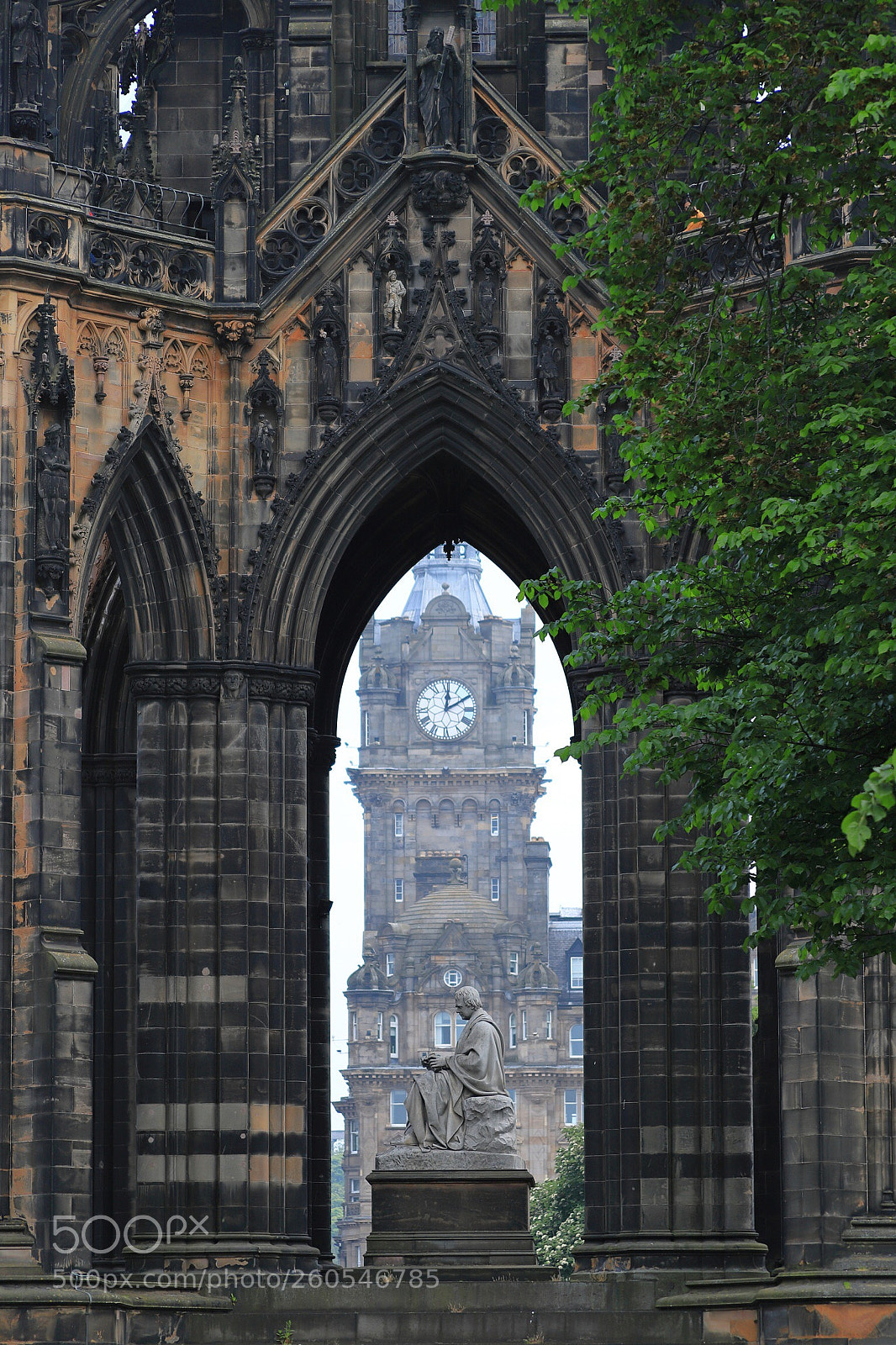 Canon EOS 6D Mark II sample photo. Scott monument  photography